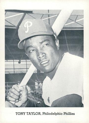1965 Jay Publishing Philadelphia Phillies #NNO Tony Taylor Front