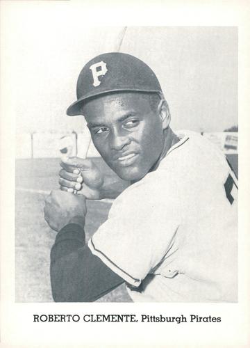 1965 Jay Publishing Pittsburgh Pirates #NNO Roberto Clemente Front