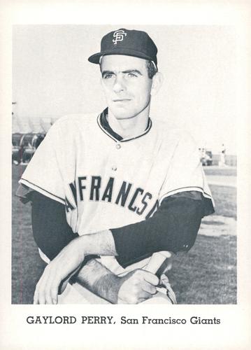 1965 Jay Publishing San Francisco Giants #NNO Gaylord Perry Front