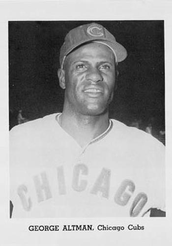 1965 Jay Publishing Chicago Cubs #NNO George Altman Front