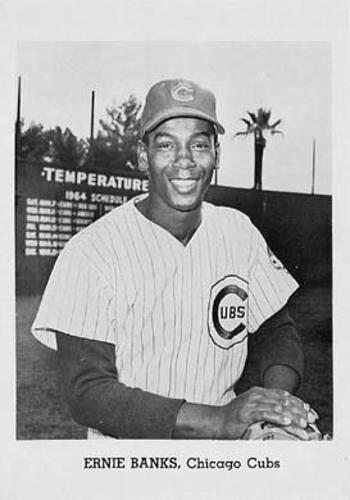 1965 Jay Publishing Chicago Cubs #NNO Ernie Banks Front