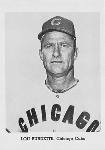 1965 Jay Publishing Chicago Cubs #NNO Lew Burdette Front
