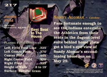 1995 Stadium Club - Super Team World Series #217 Sandy Alomar Back