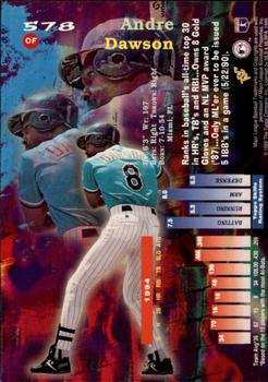 1995 Stadium Club - Super Team World Series #578 Andre Dawson Back