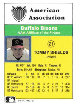 1990 CMC #21 Tommy Shields Back