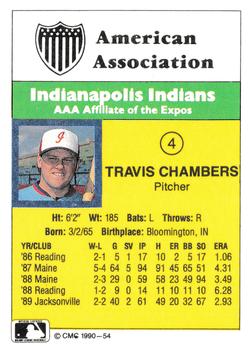1990 CMC #54 Travis Chambers Back
