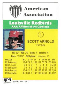 1990 CMC #101 Scott Arnold Back