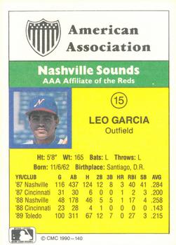 1990 CMC #140 Leo Garcia Back