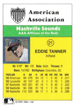 1990 CMC #146 Eddie Tanner Back