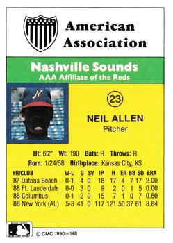1990 CMC #148 Neil Allen Back