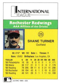 1990 CMC #325 Shane Turner Back