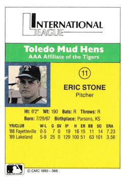 1990 CMC #388 Eric Stone Back