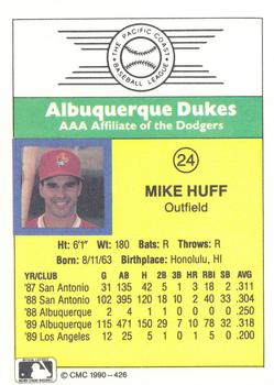 1990 CMC #426 Mike Huff Back