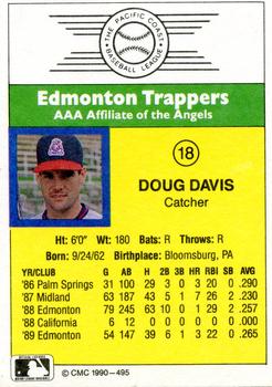 1990 CMC #495 Doug Davis Back