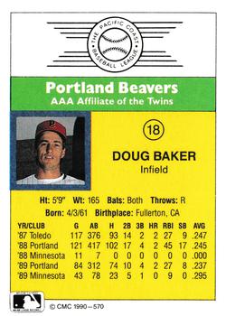 1990 CMC #570 Doug Baker Back