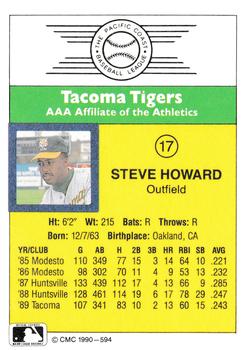 1990 CMC #594 Steve Howard Back