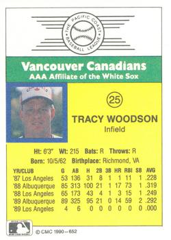 1990 CMC #652 Tracy Woodson Back