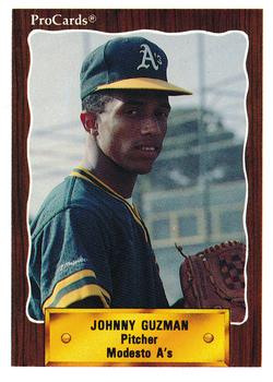 1990 CMC #665 Johnny Guzman Front