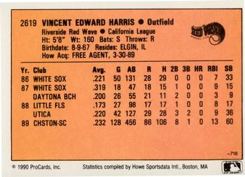 1990 CMC #718 Vince Harris Back