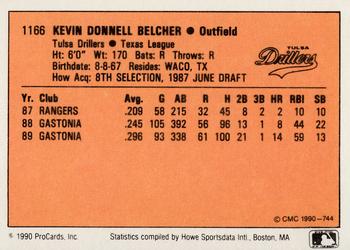 1990 CMC #744 Kevin Belcher Back