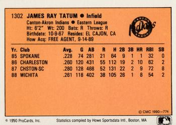 1990 CMC #774 Jimmy Tatum Back