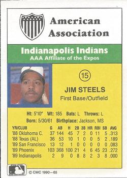 1990 CMC #65 Jim Steels Back