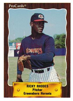 1990 CMC #823 Ricky Rhodes Front