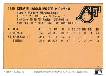 1990 CMC #873 Kerwin Moore Back