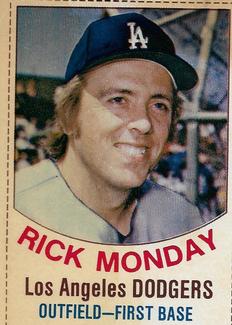 1977 Hostess Twinkies #30 Rick Monday Front