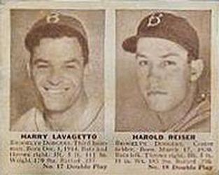 1941 Double Play (R330) #17-18 Cookie Lavagetto / Pete Reiser Front