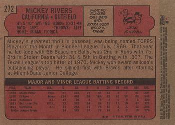 2003 Topps Shoebox Collection #59 Mickey Rivers Back