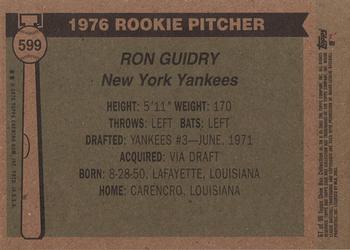 2003 Topps Shoebox Collection #67 Ron Guidry Back