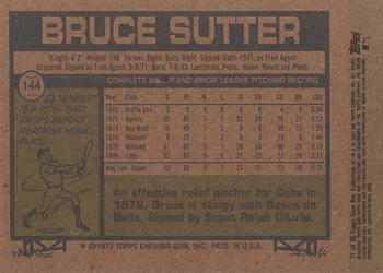 2003 Topps Shoebox Collection #71 Bruce Sutter Back