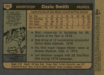 2003 Topps Shoebox Collection #73 Ozzie Smith Back
