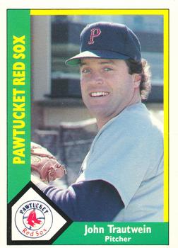 1990 CMC Pawtucket Red Sox #2 John Trautwein Front