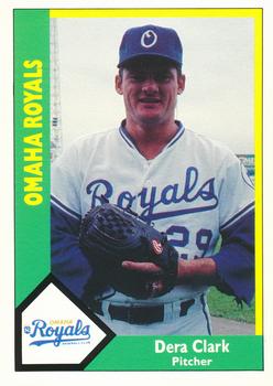 1990 CMC Omaha Royals #3 Dera Clark Front