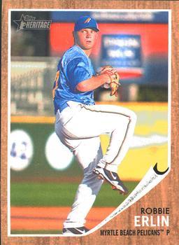 2011 Topps Heritage Minor League #108 Robbie Erlin Front