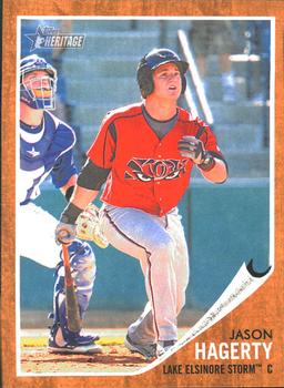 2011 Topps Heritage Minor League #126 Jason Hagerty Front