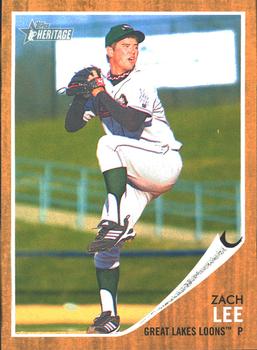 2011 Topps Heritage Minor League #151 Zach Lee Front