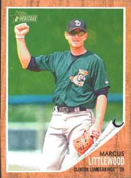 2011 Topps Heritage Minor League #157 Marcus Littlewood Front