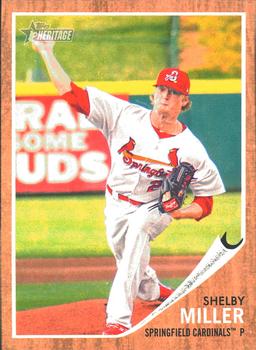2011 Topps Heritage Minor League #28 Shelby Miller Front