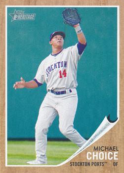 2011 Topps Heritage Minor League #7 Michael Choice Front