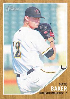 2011 Topps Heritage Minor League #60 Nate Baker Front