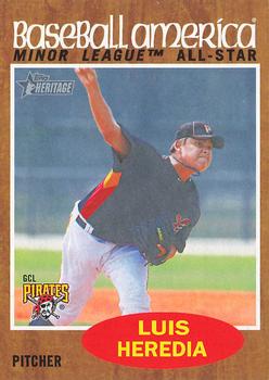 2011 Topps Heritage Minor League #213 Luis Heredia Front