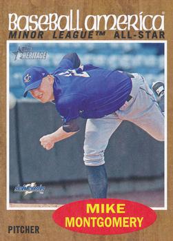 2011 Topps Heritage Minor League #224 Mike Montgomery Front