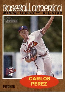 2011 Topps Heritage Minor League #227 Carlos Perez Front