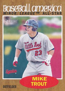 2011 Topps Heritage Minor League #239 Mike Trout Front