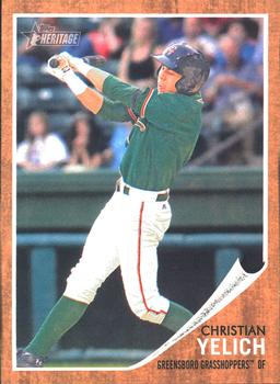 2011 Topps Heritage Minor League #49 Christian Yelich Front