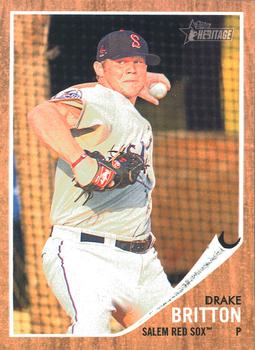 2011 Topps Heritage Minor League #68 Drake Britton Front