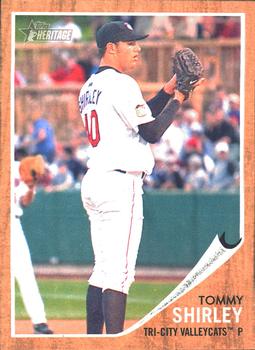 2011 Topps Heritage Minor League #69 Tommy Shirley Front